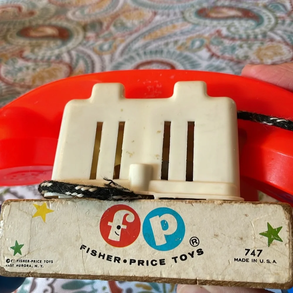 Fisher-Price Red and Blue‎ Learning Chatter Telephone